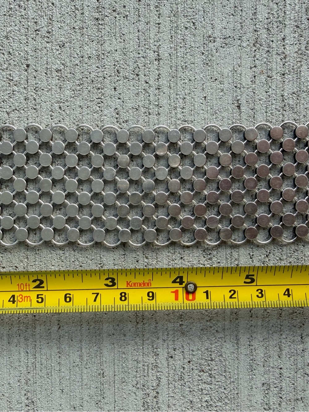 Rare John Hardy Dot Wide Cuff Bracelet 925 Sterling Silver 18K Gold 6 Dot 74.5g - Picture 3 of 12